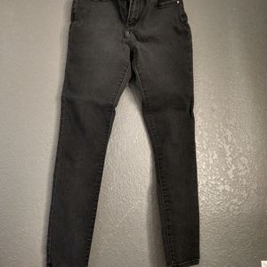 Faded black jeans